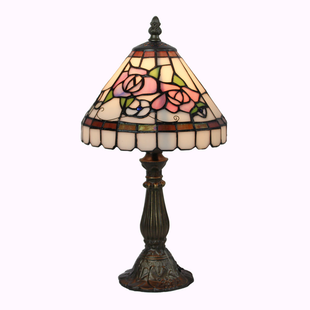 Dancing Roses Tiffany Table Lamp