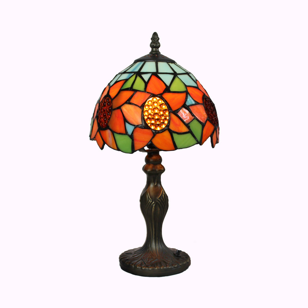 Golden Sunflower Tiffany Table Lamp