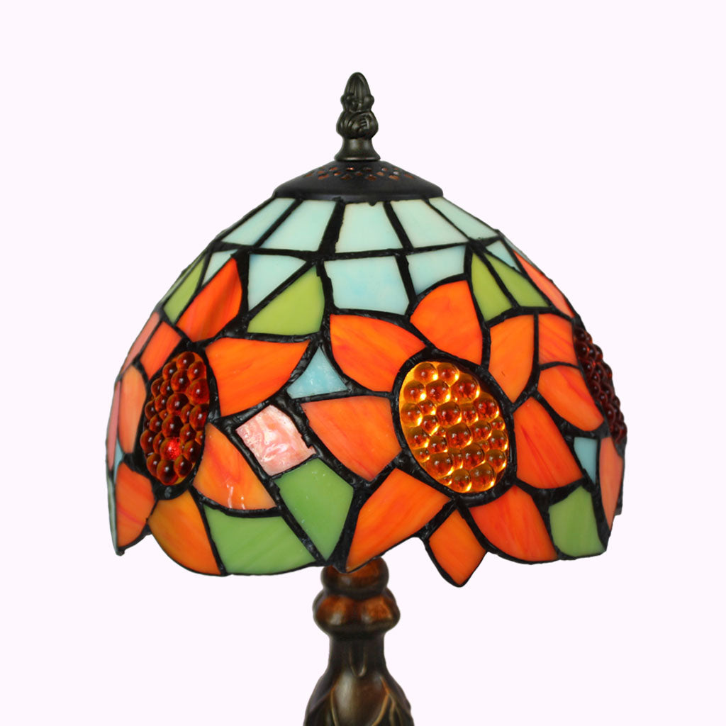 Golden Sunflower Tiffany Table Lamp