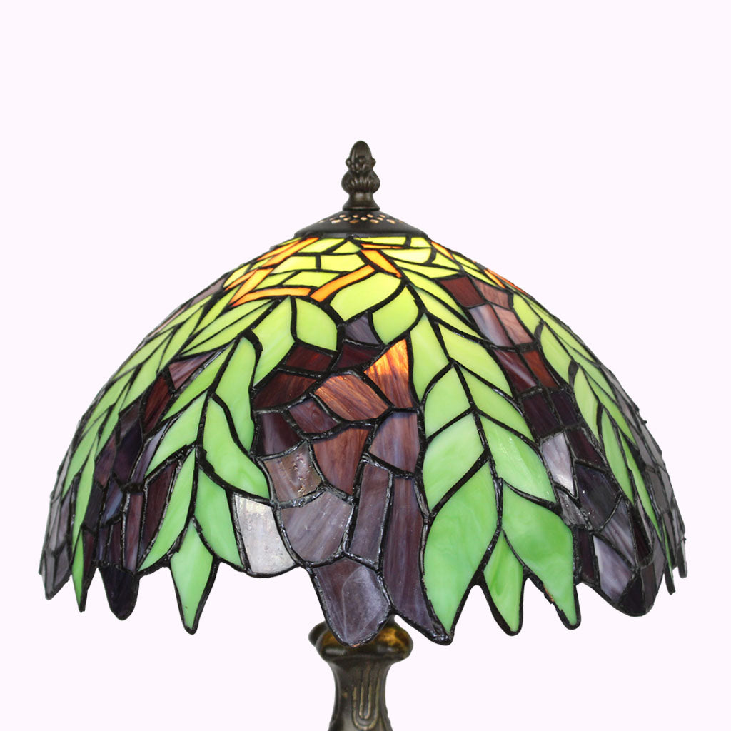 Honey Locust Tiffany Accent Lamp - Small