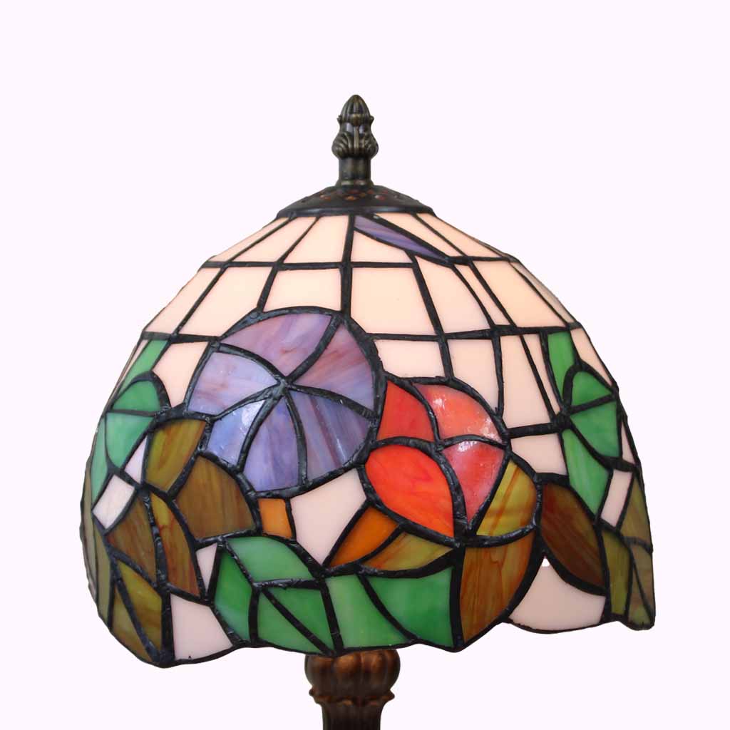 Pastoral Flowers Tiffany Table Lamp