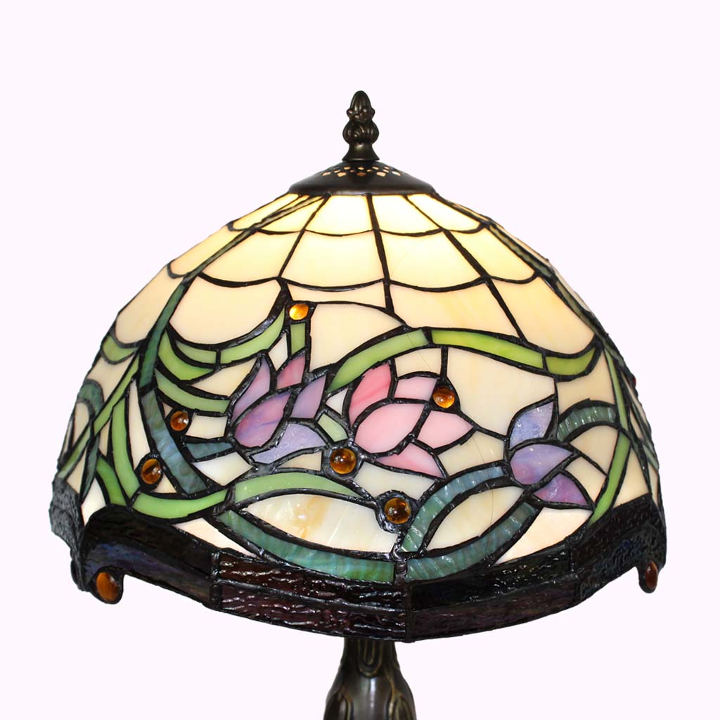 Tulips In The Wind Tiffany Table Lamp - Large