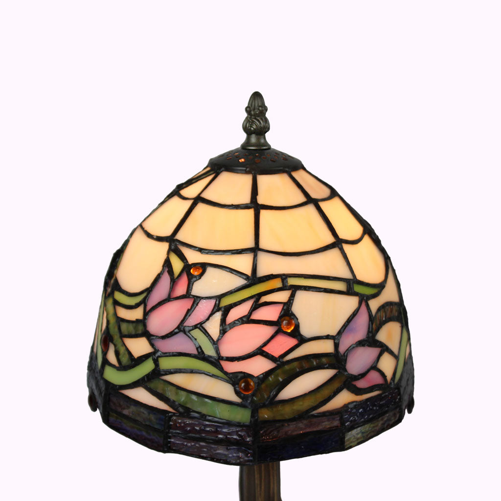 Tulips In The Wind Tiffany Accent Lamp - Small