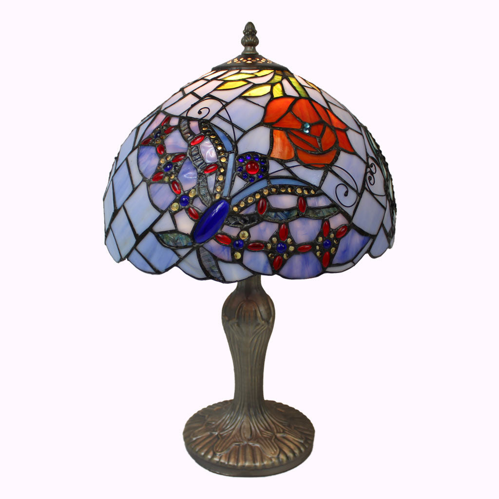 Fancy Butterflies Tiffany Table Lamp