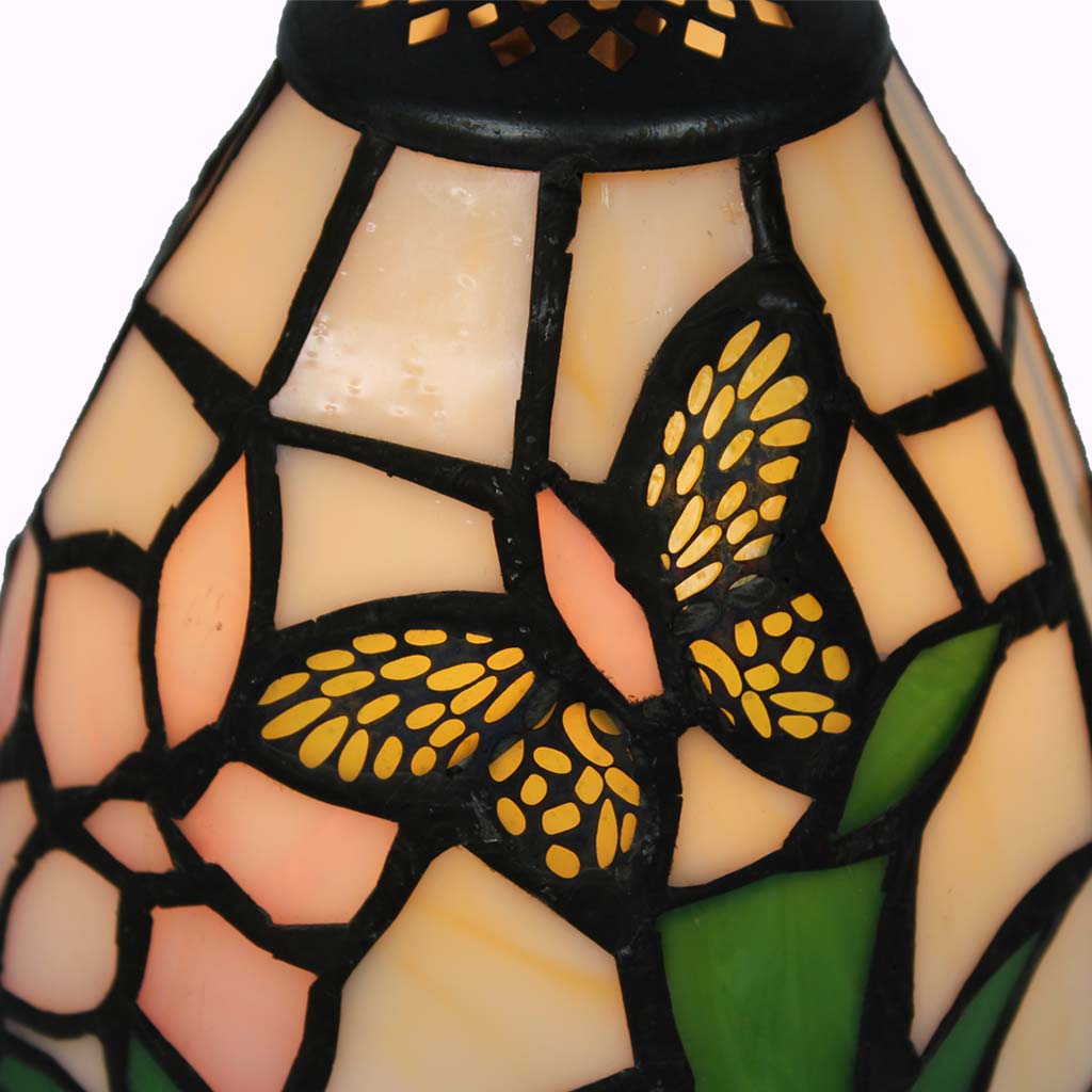 Petite Butterfly Tiffany Accent Lamp