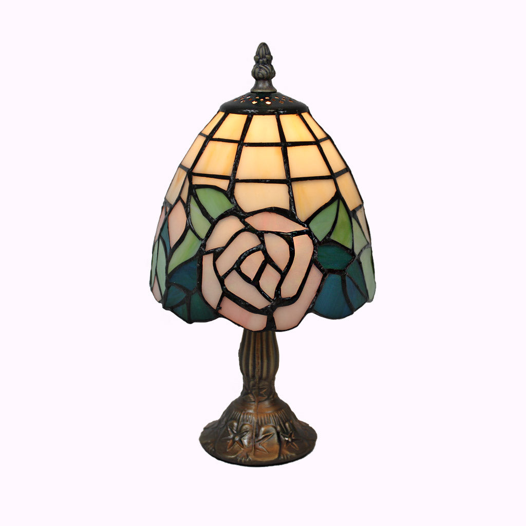 Pink Rose Tiffany Lamp