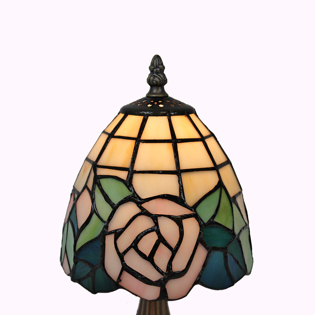 Pink Rose Tiffany Lamp